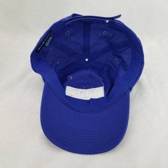 ✅Bud Light Blue Cap Lightweight Baseball Hat Adjustable Hook & Loop OSFA curved - Picture 4 of 8